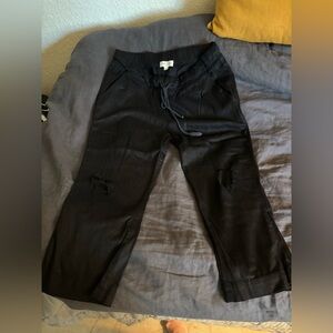 Cloth & Stone cropped distressed pants